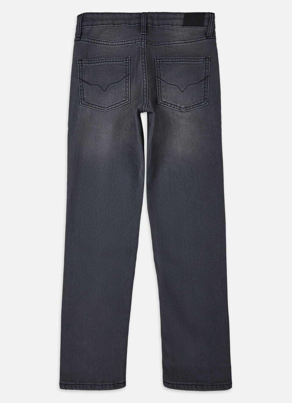 Boys Skater Black Mid Rise Straight Leg Jeans, , large image number 1