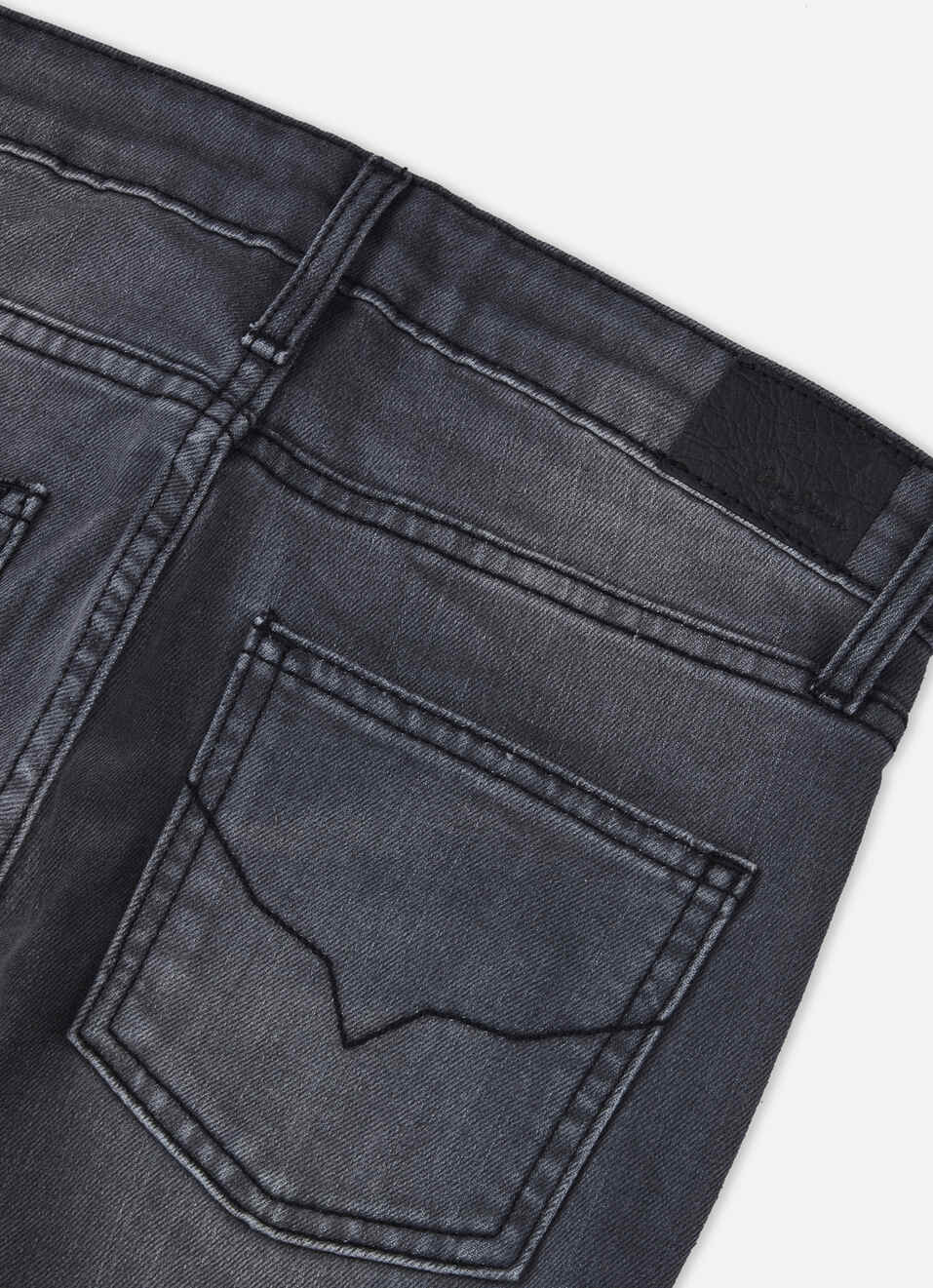 Boys Skater Black Mid Rise Straight Leg Jeans, , large image number 3