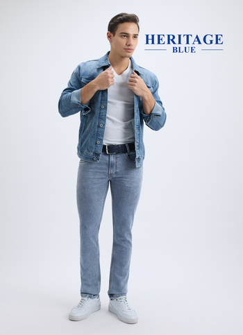 Men Light Grey Mid Rise Slim Jeans
