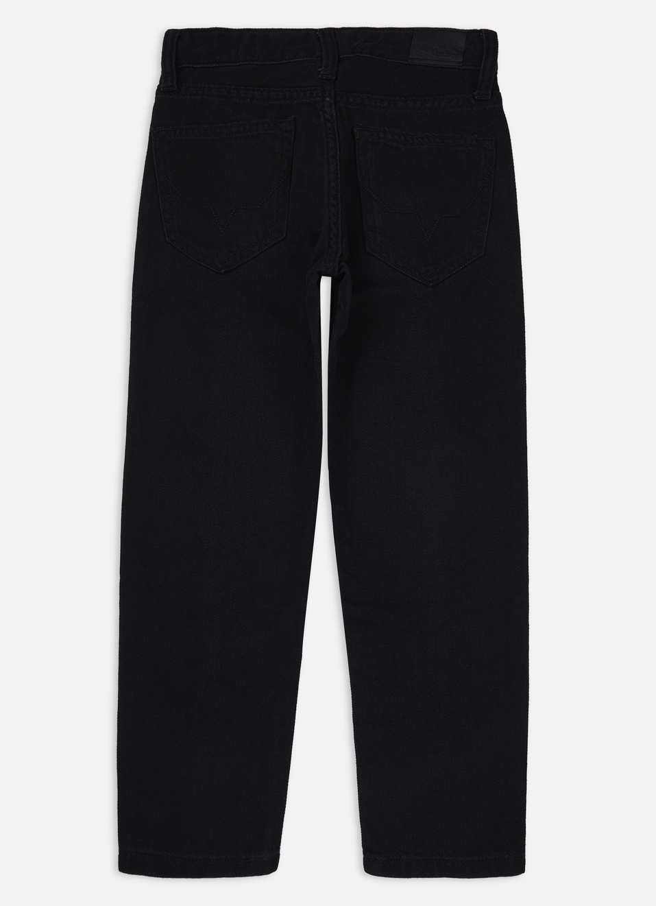 Boys Black Mid Rise Tapered Baggy Jeans, , large image number 1