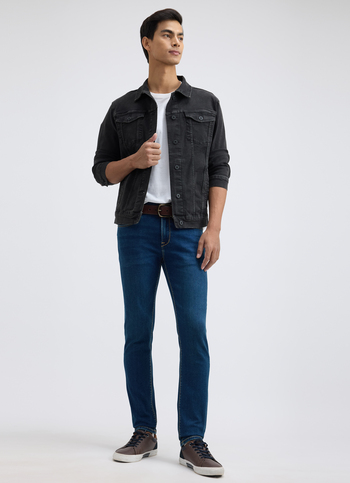 Men Blue Low Rise Skinny Powerflex Jeans