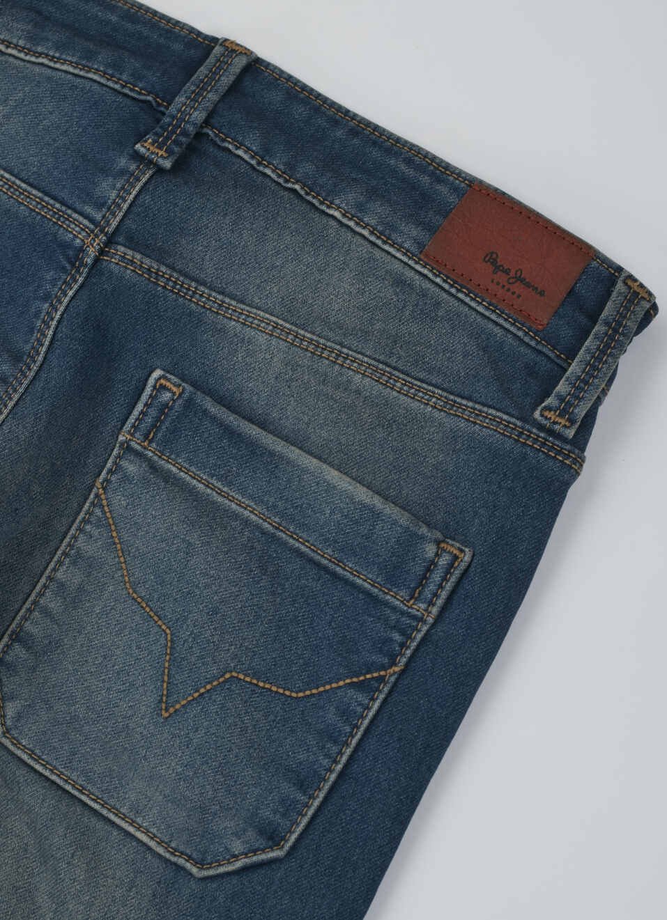 Boys Skater Blue Mid Rise Straight Leg Gymindigo Jeans, , large image number 3