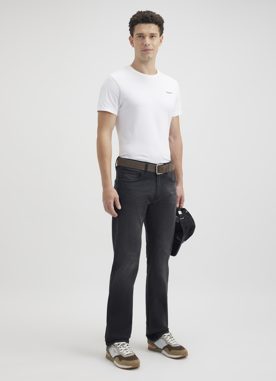 Men Black Regular Fit Mid Rise All-climate Stretchable Jeans, , large image number 0