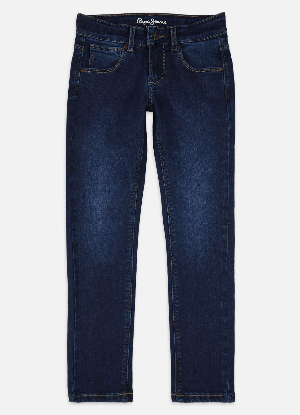 Boys Cashed Blue Mid Rise Slim Powerflex Jeans, , large image number 0