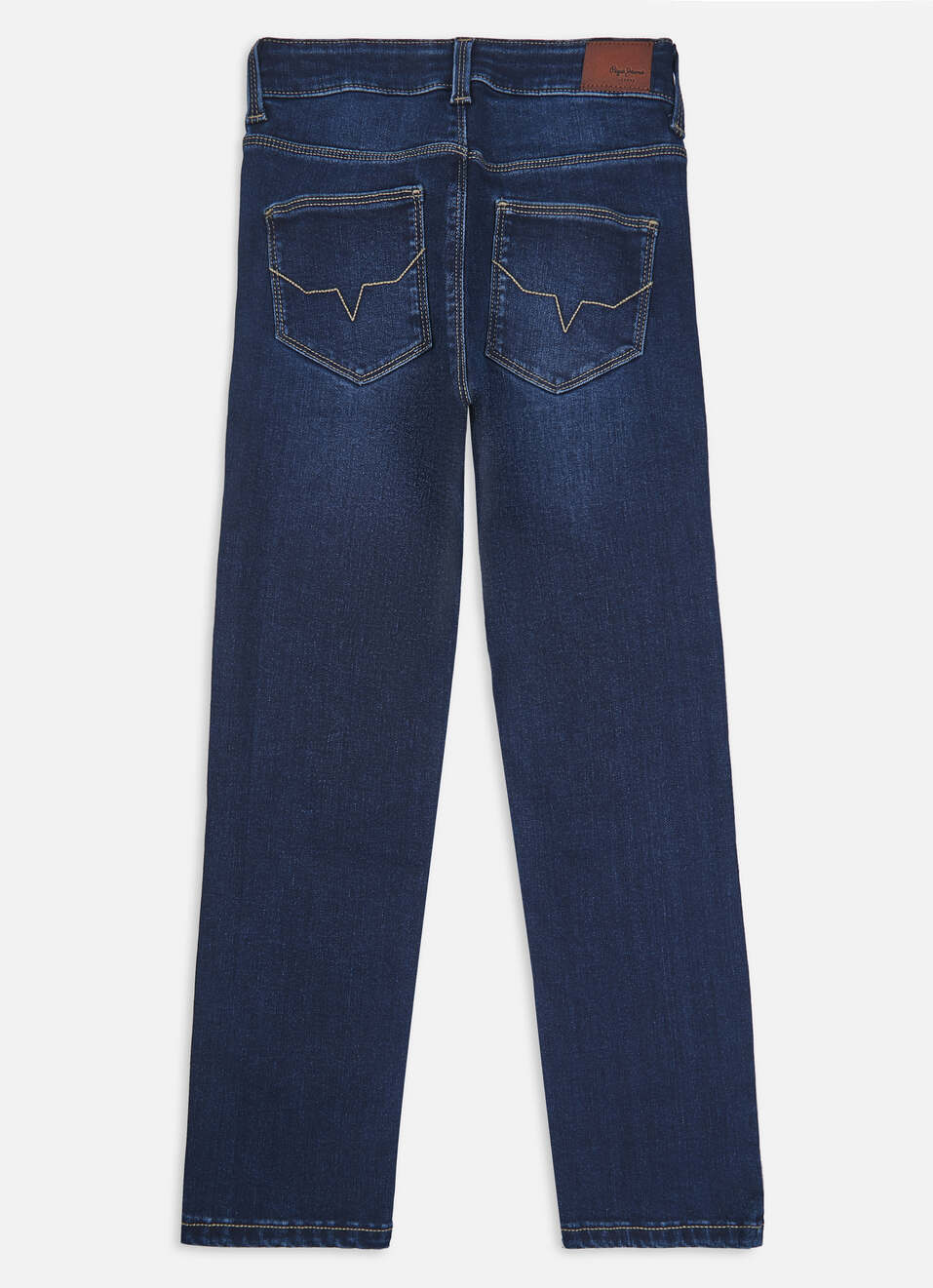 Boys Skater Blue Mid Rise Straight Leg Powerflex Jeans, , large image number 1