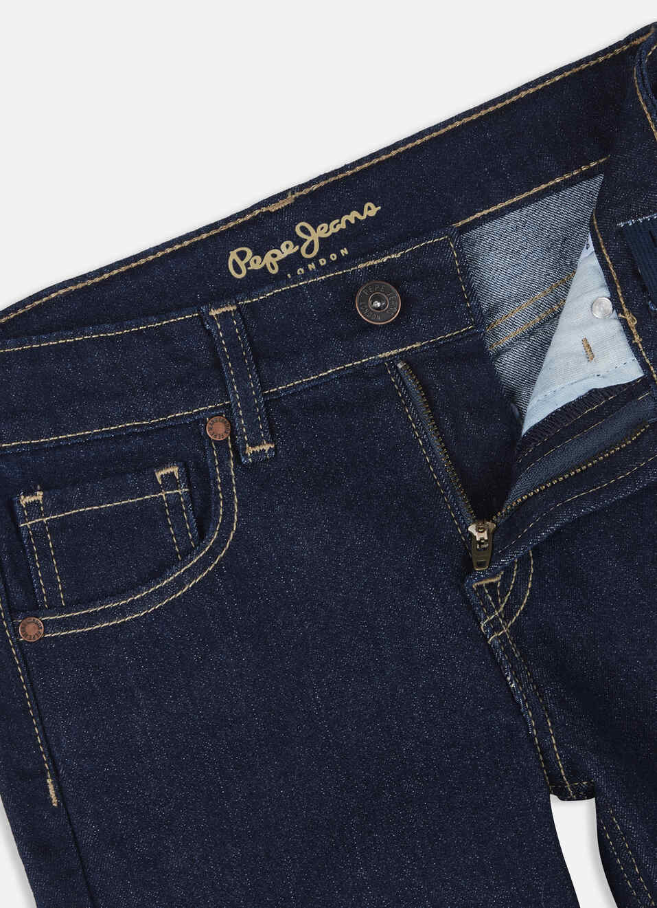 Boys Blue Mid Rise Bootcut Jeans, , large image number 2