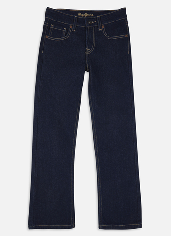 Boys Blue Mid Rise Bootcut Jeans