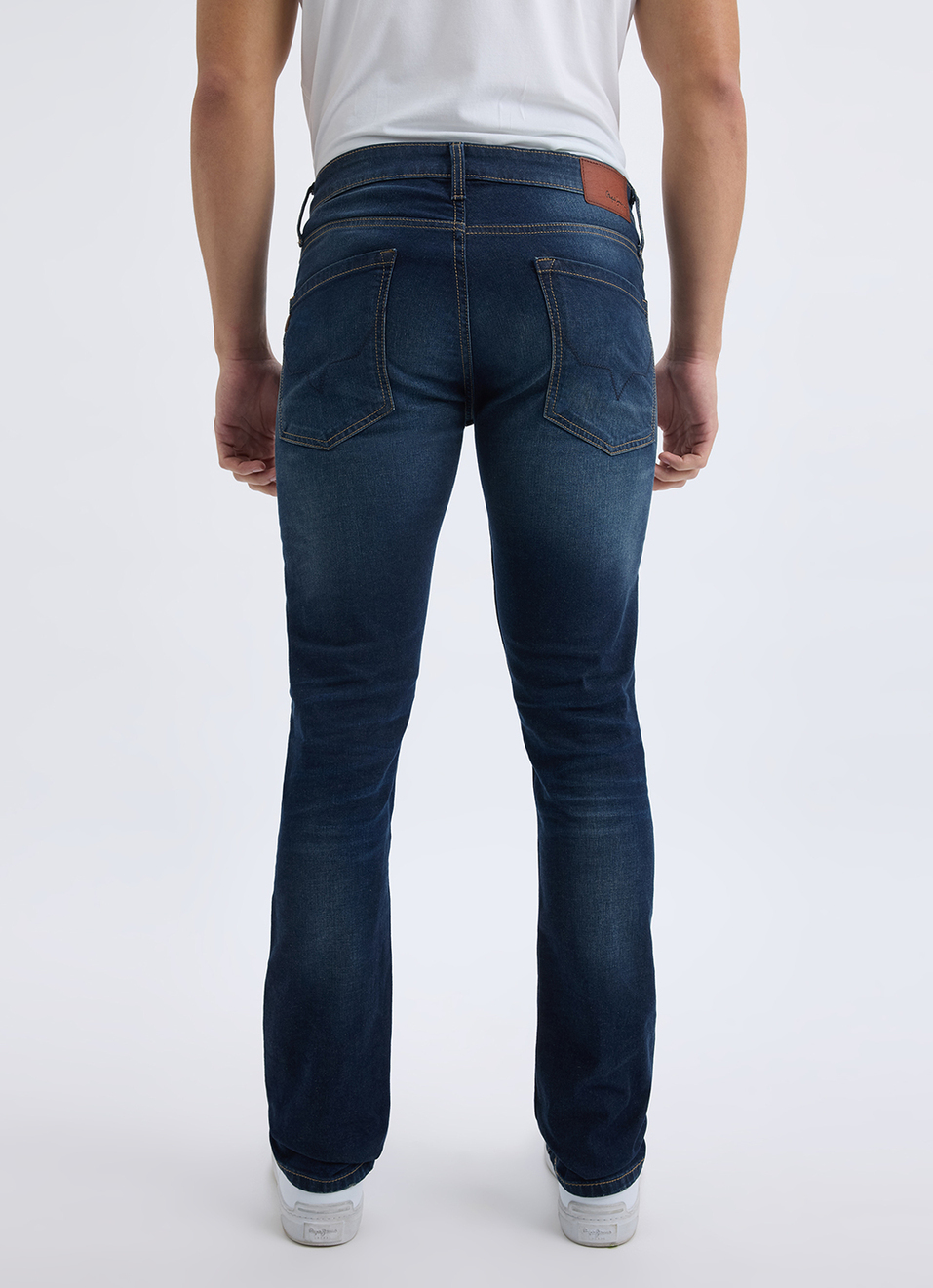 Men Blue Slim Fit Mid Rise Jeans, , large image number 2