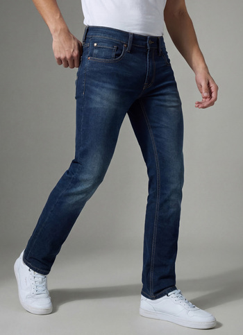 Men Blue Slim Fit Mid Rise Jeans
