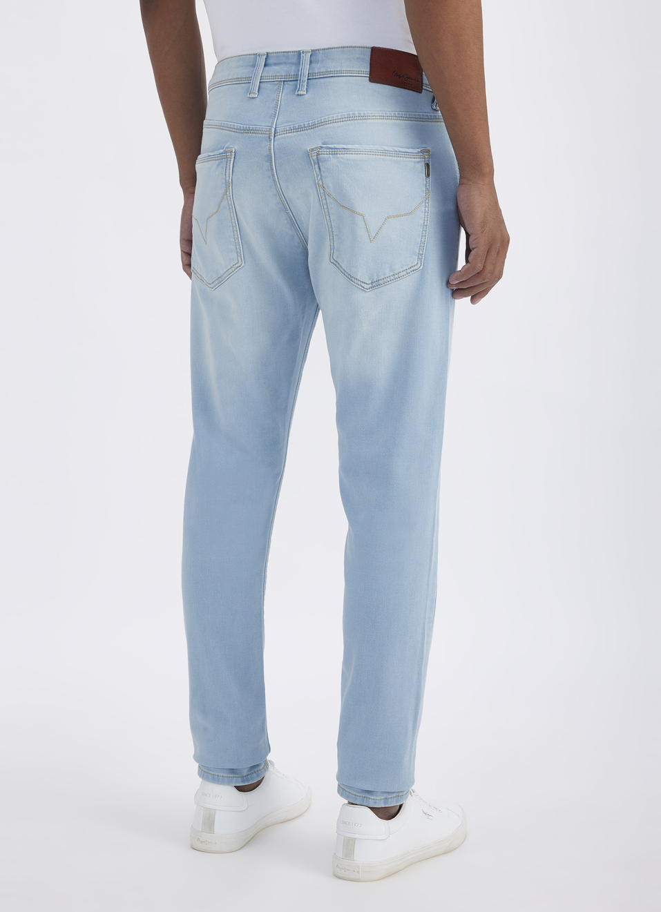Men Blue Mid Rise Tapered Gymindigo Jogger Like Jeans, , large image number 2
