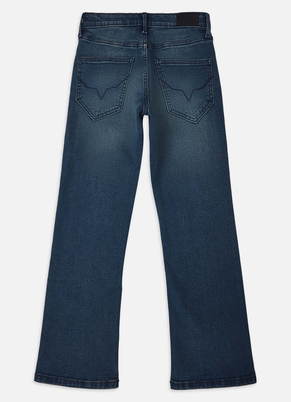 Boys Green Tint Mid Rise Bootcut Jeans, , large image number 1