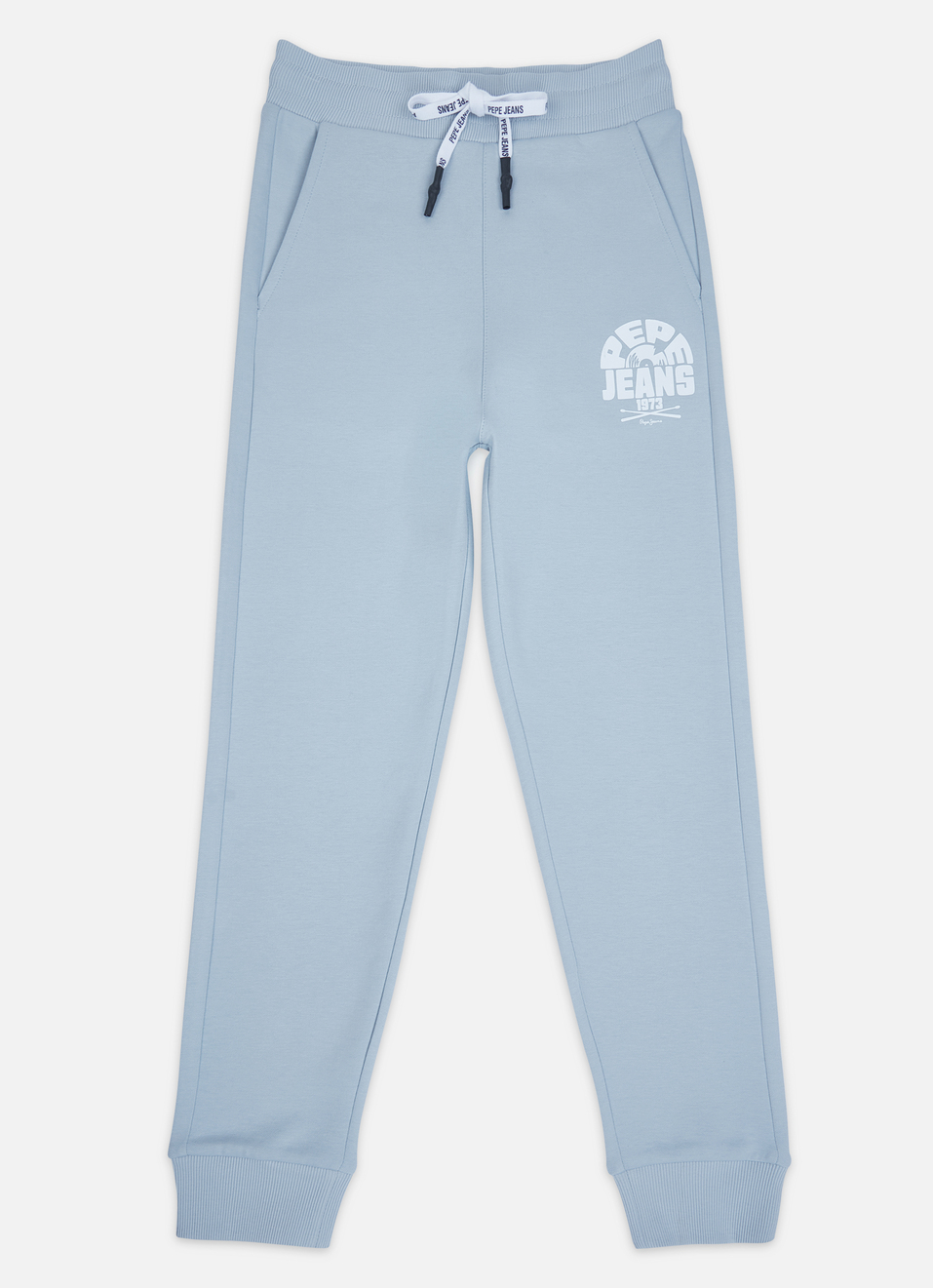 Boys Blue Mid Rise Joggers, , large image number 0