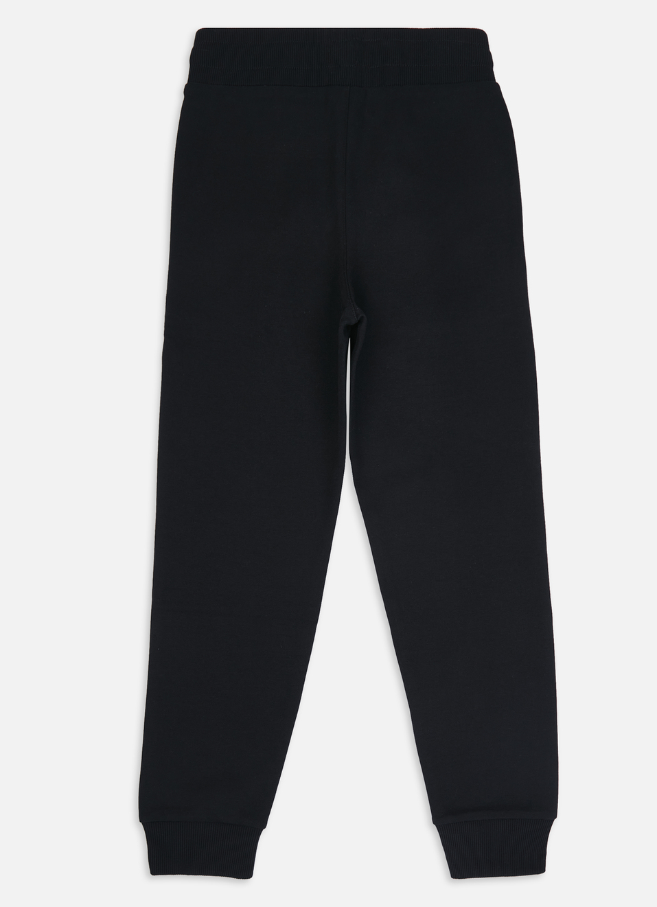 Boys Black Letter Print Mid Rise Joggers, , large image number 1