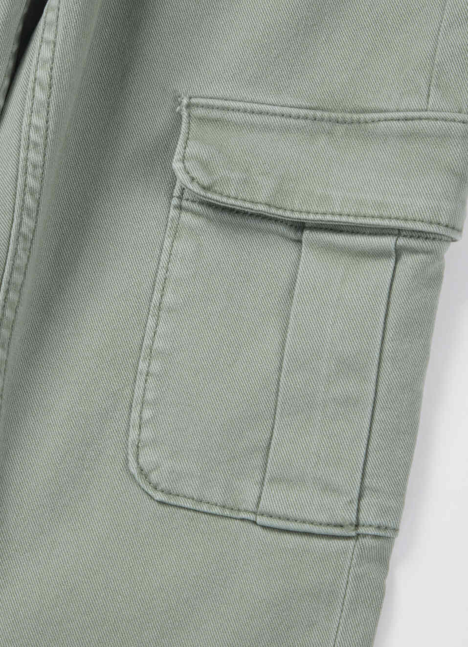 Boys Skater Green Mid Rise Straight Leg Jeans, , large image number 4
