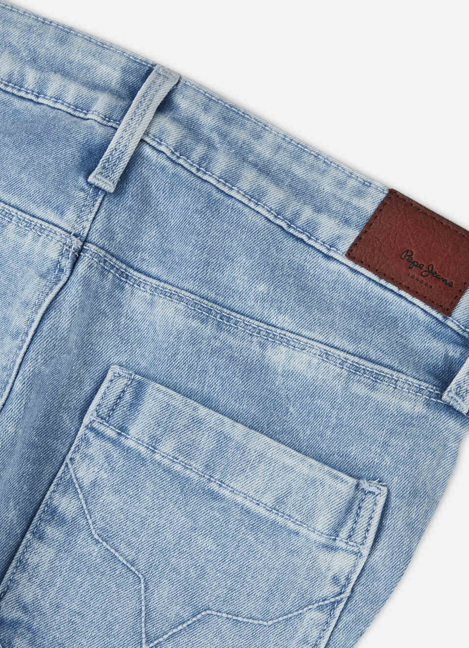 Boys Skater Blue Mid Rise Straight Leg Jeans, , large image number 3