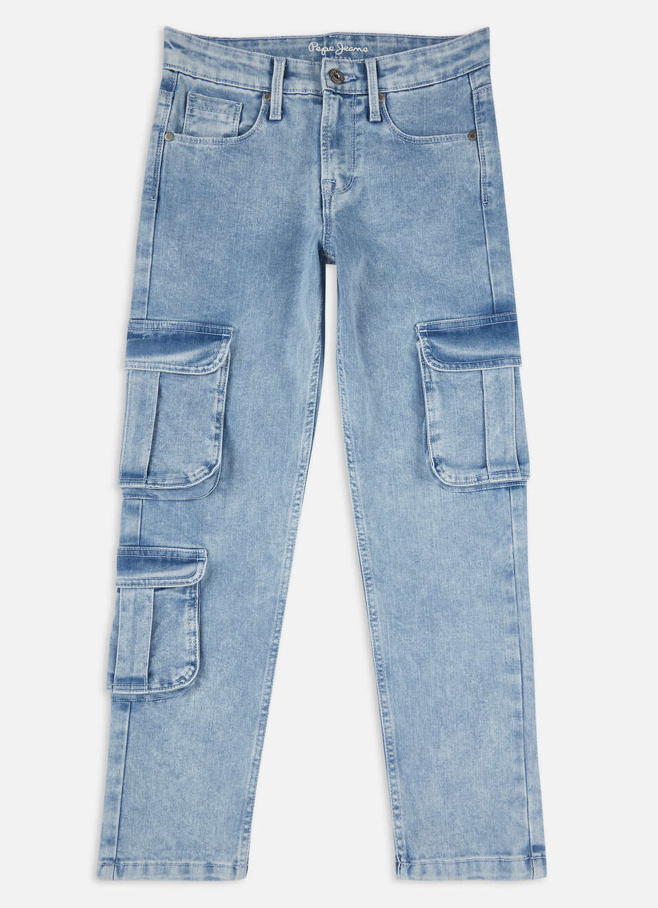 Boys Skater Blue Mid Rise Straight Leg Jeans, , large image number 0