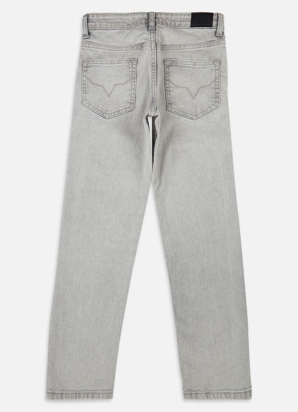 Boys Skater Grey Mid Rise Straight Leg Jeans, , large image number 1