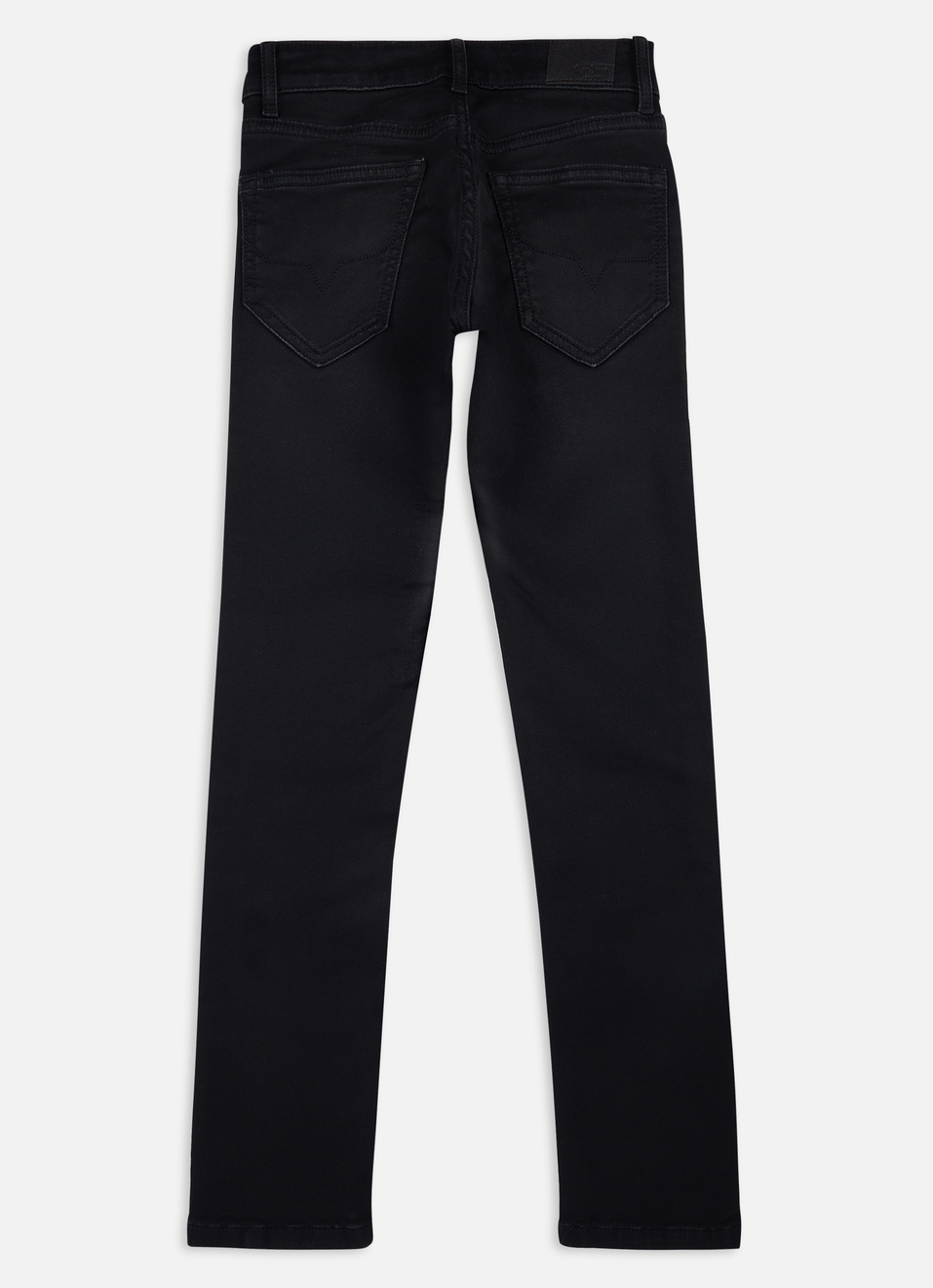 Boys Cashed Black Mid Rise Slim Jeans, , large image number 1