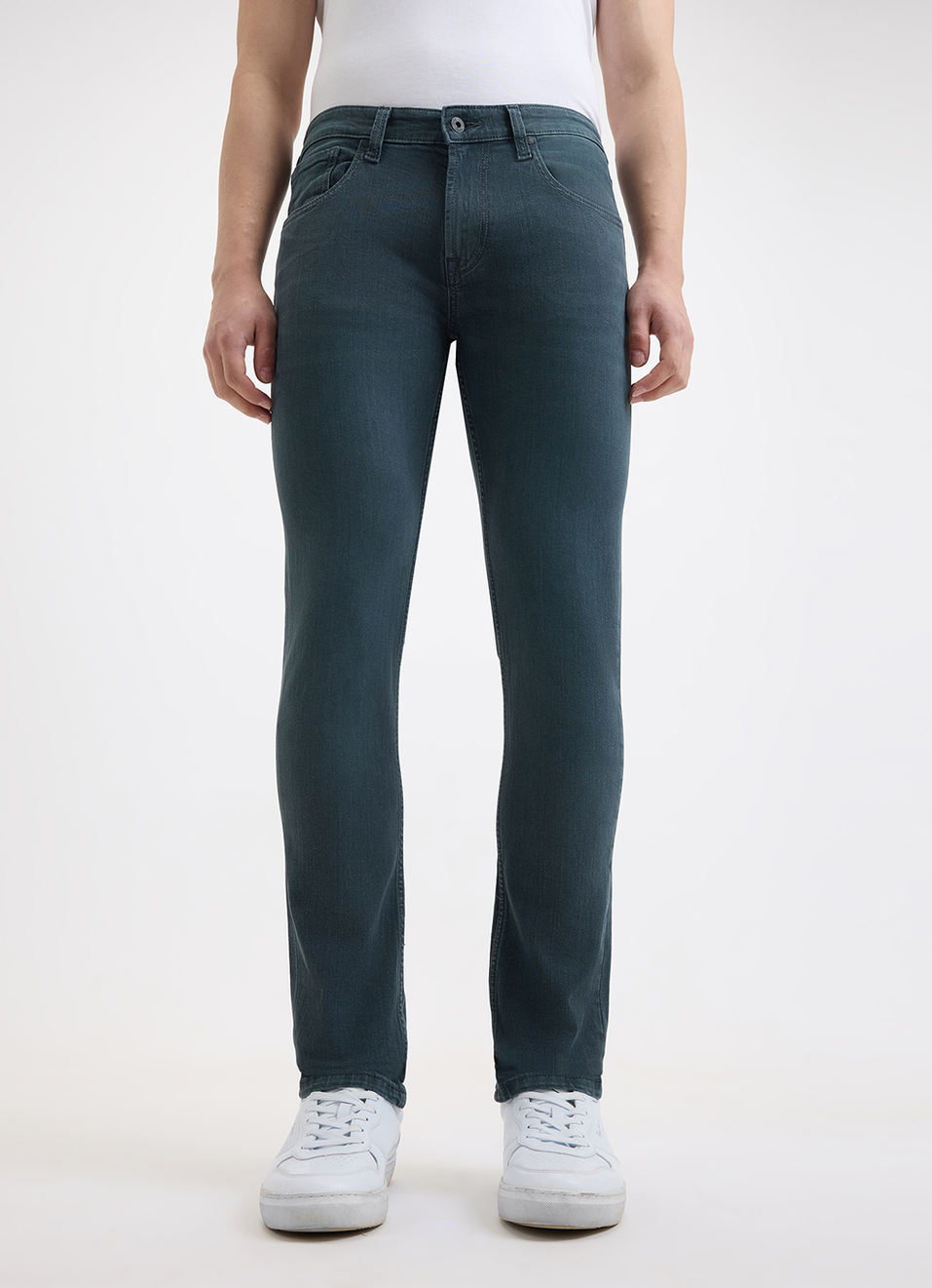 Men Grey Slim Fit Mid Rise Jeans , , large image number 6