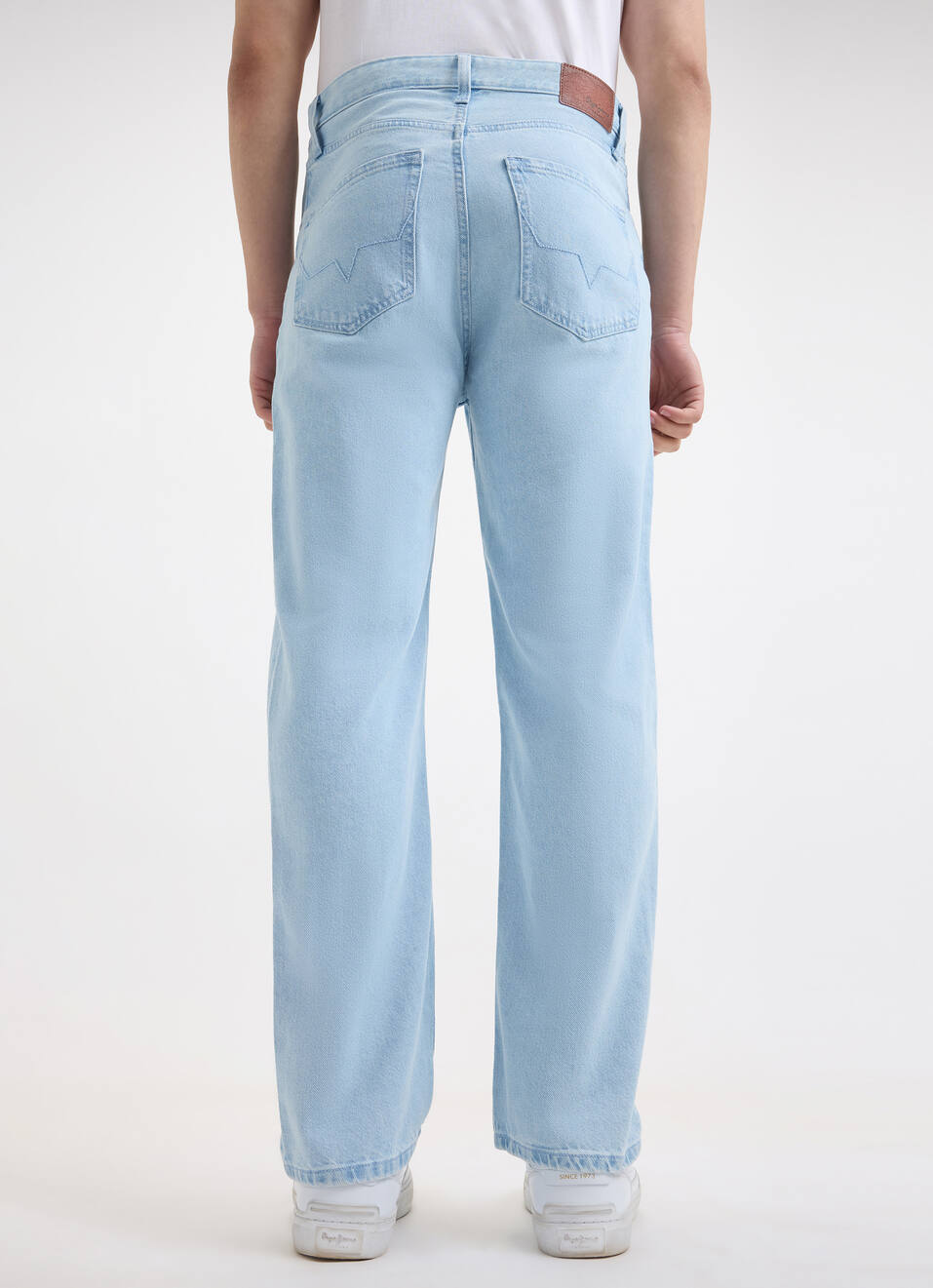 Men Blue Relaxed Fit Mid Rise Baggy Jeans , , large image number 2