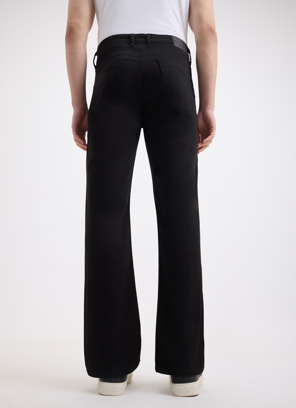 Men Black Bootcut Fit Mid Rise Gymindigo Jeans, , large image number 2