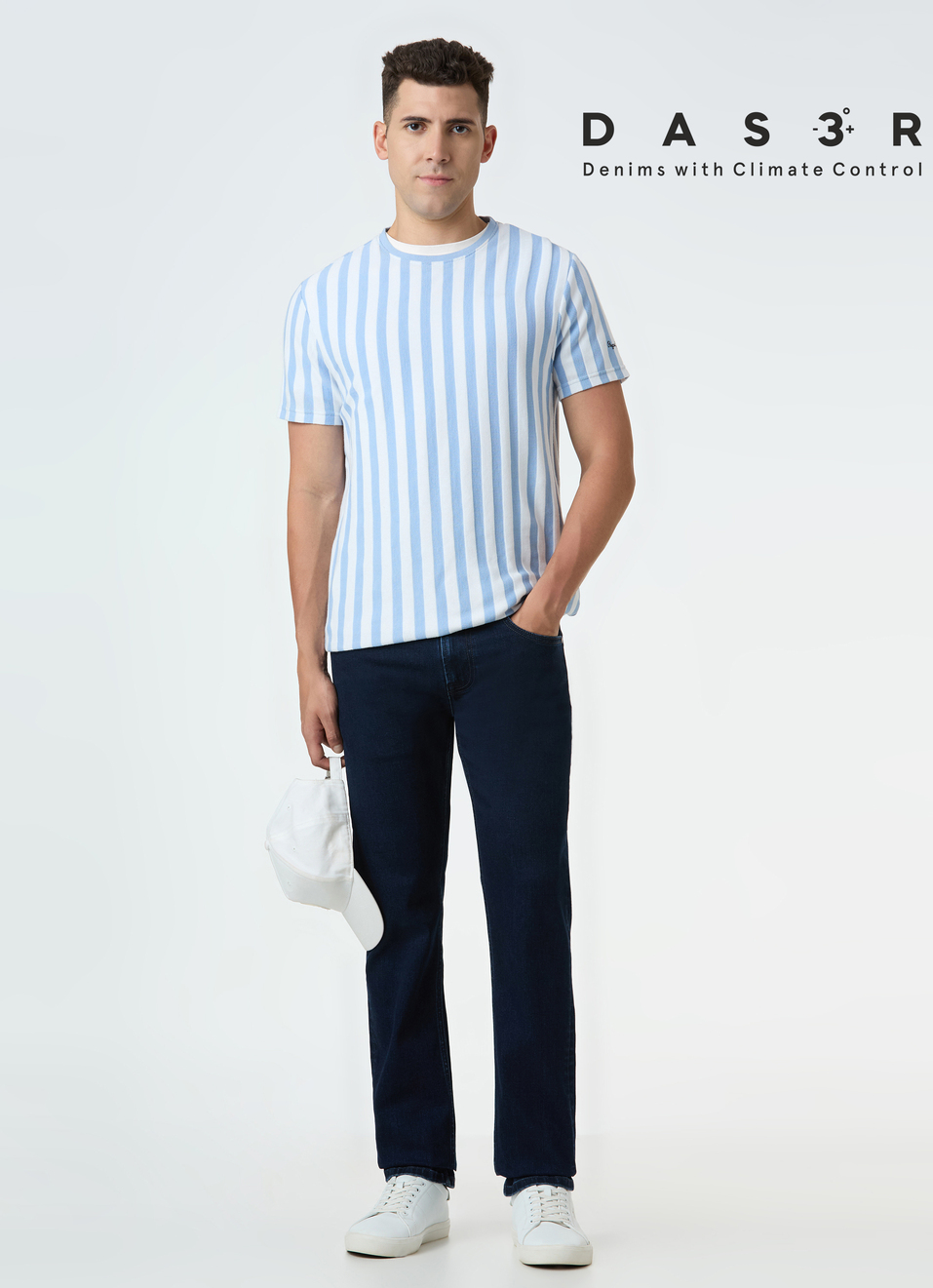 Men Navy Blue Mid Rise Slim Fit Stretchable Jeans, , large image number 0