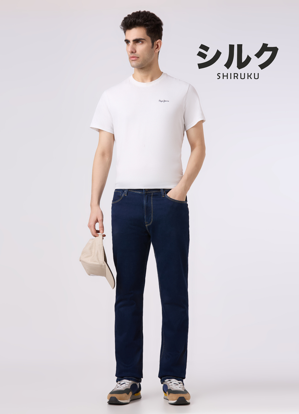 Men Blue Mid Rise Straight Fit Stretchable Jeans, , large image number 0