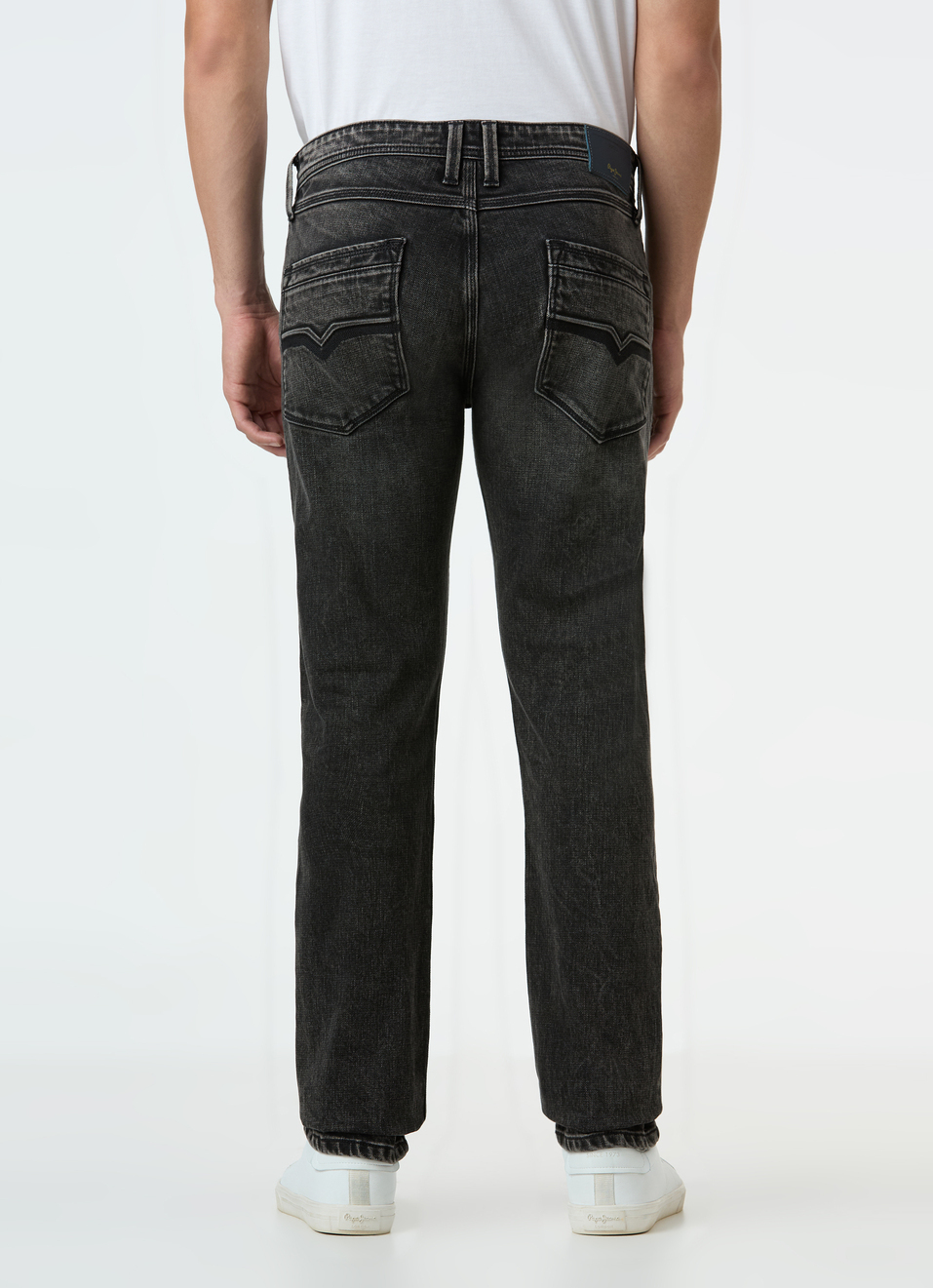 Men Grey Mid Rise Slim Fit Stretchable Jeans, , large image number 2