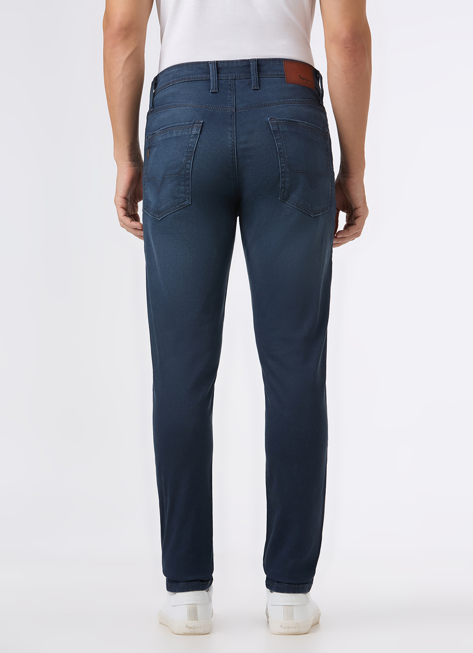 Men Blue Mid Rise Slim Fit Gymindigo Jeans, , large image number 3