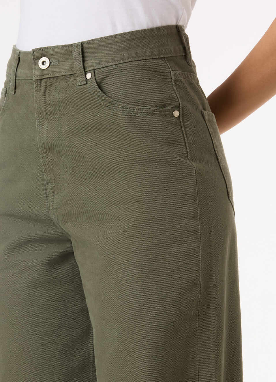 Women Green High Rise Tapered Fit Jeans, , large image number 4