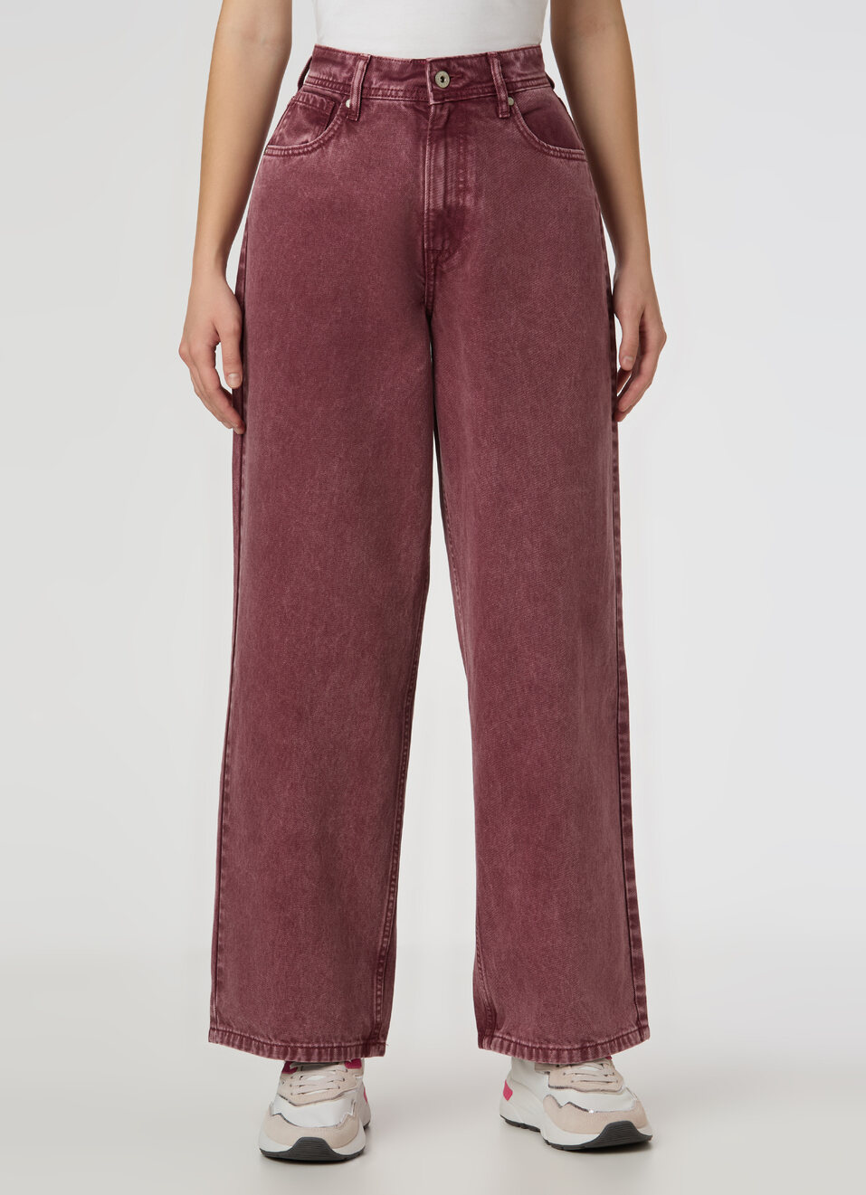 Women Ultra High Rise Wide Leg Jeans, , large image number 1