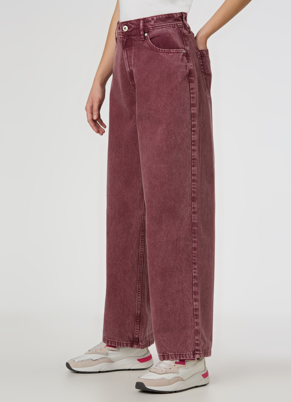 Women Ultra High Rise Wide Leg Jeans, , large image number 3