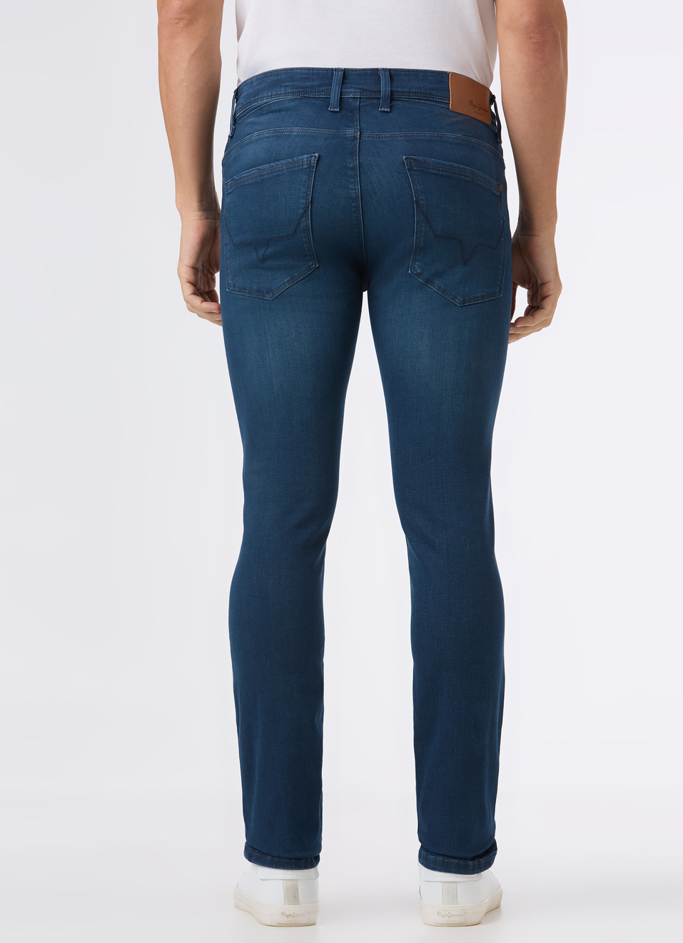 Men Green Mid Rise Slim Fit Powerflex Jeans, , large image number 2