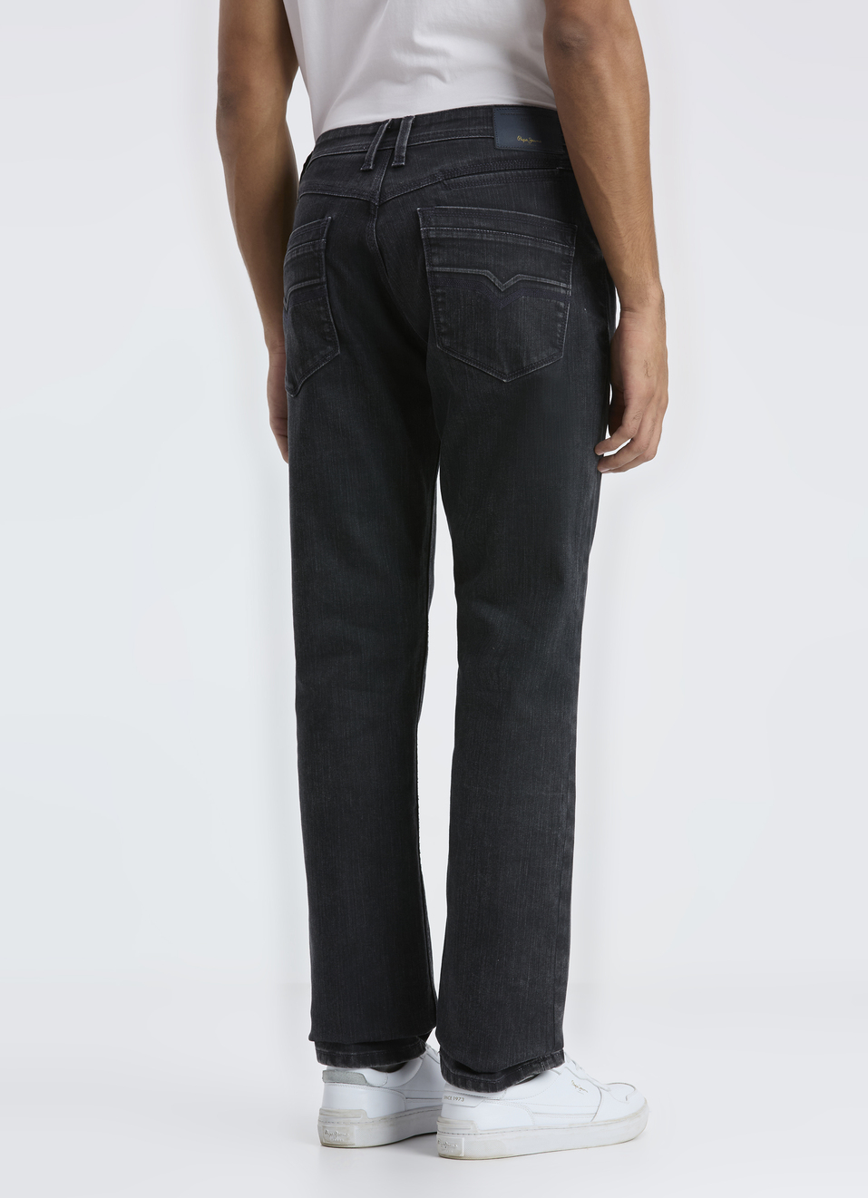 Men Blue Mid Rise Straight Fit Stretchable Jeans, , large image number 2