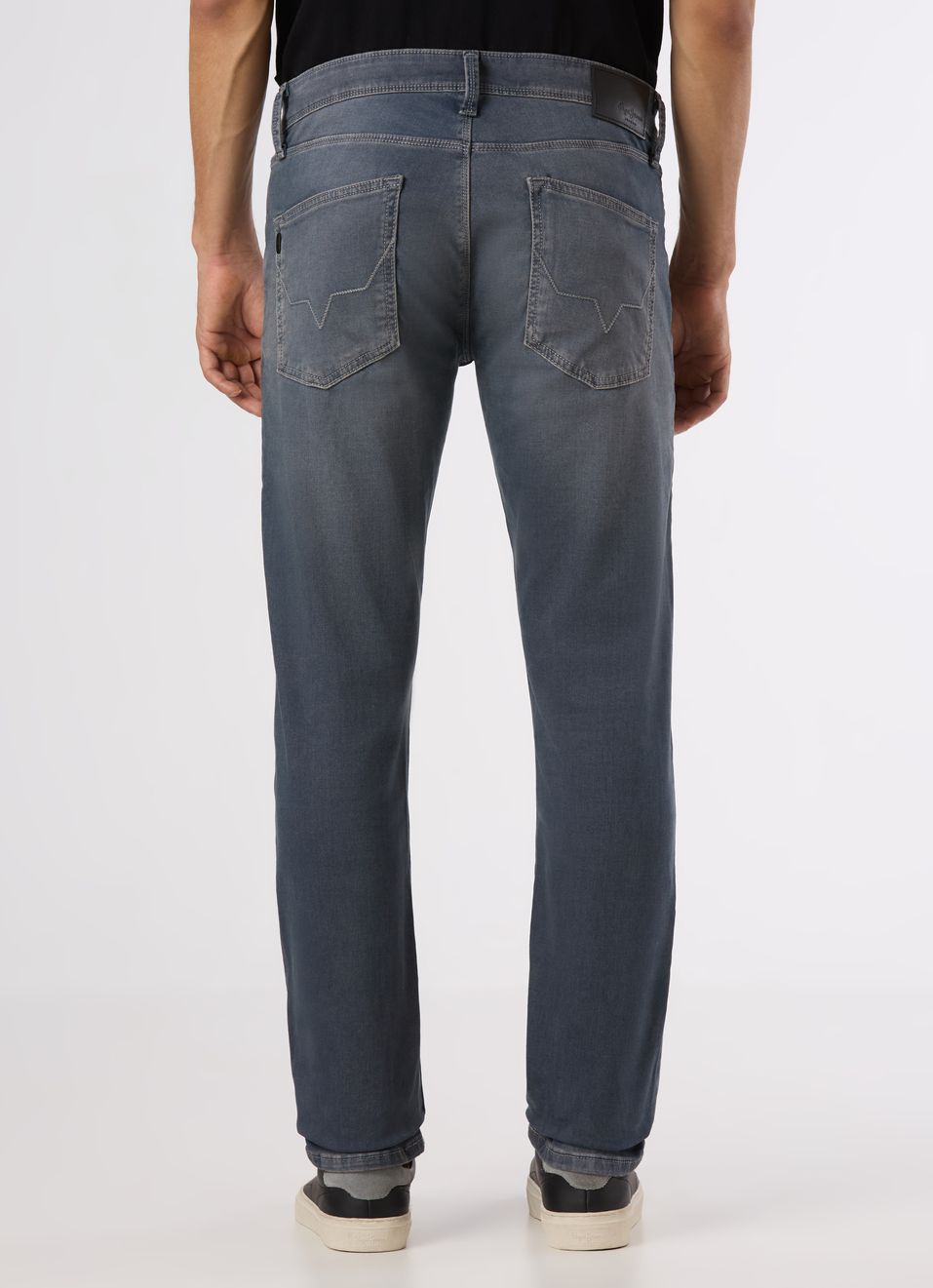 Men Grey Mid Rise Slim Fit Stretchable Jeans, , large image number 2