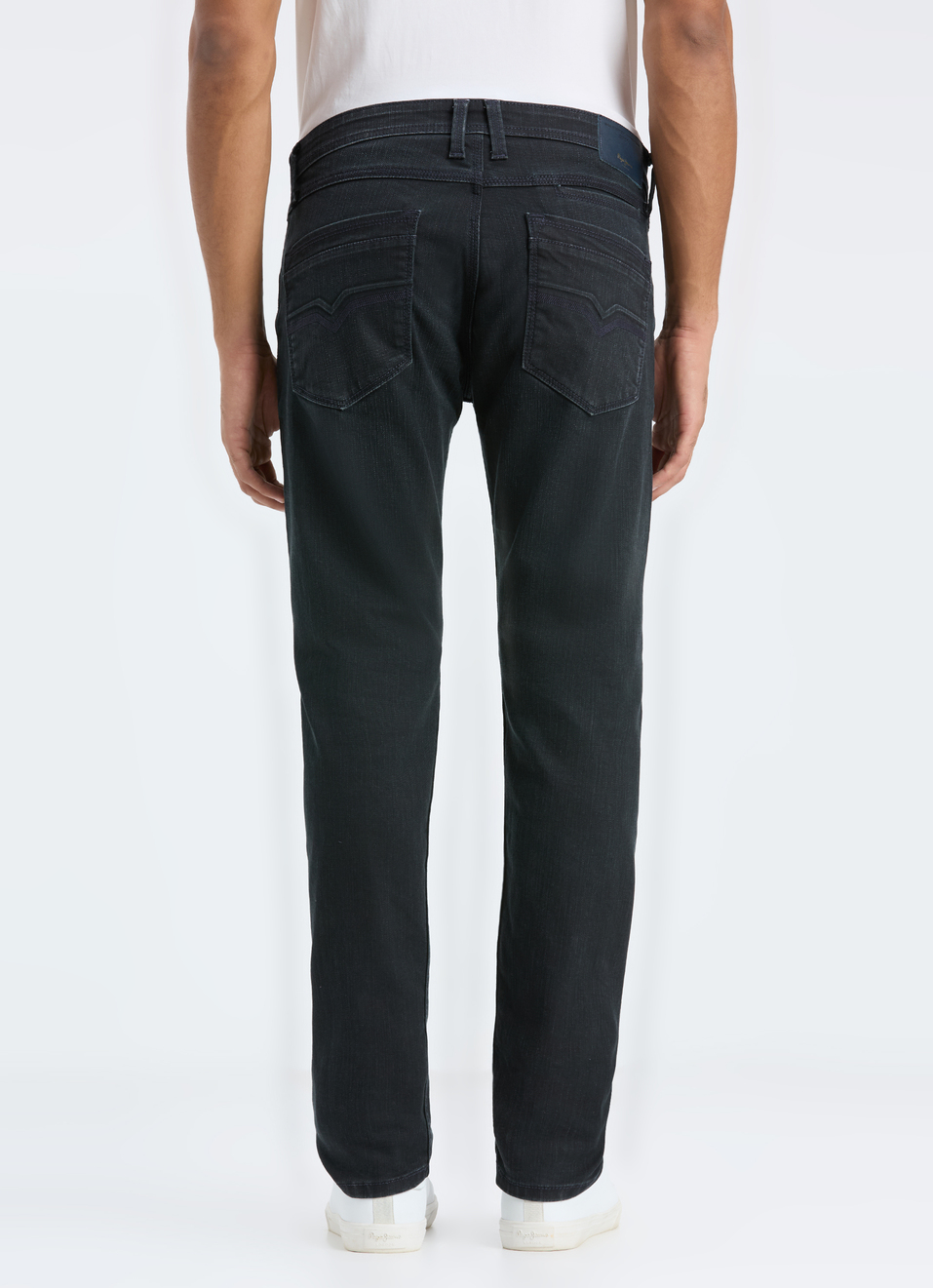 Men Blue Low Rise Slim Fit Tapered Stretchbale Jeans, , large image number 2