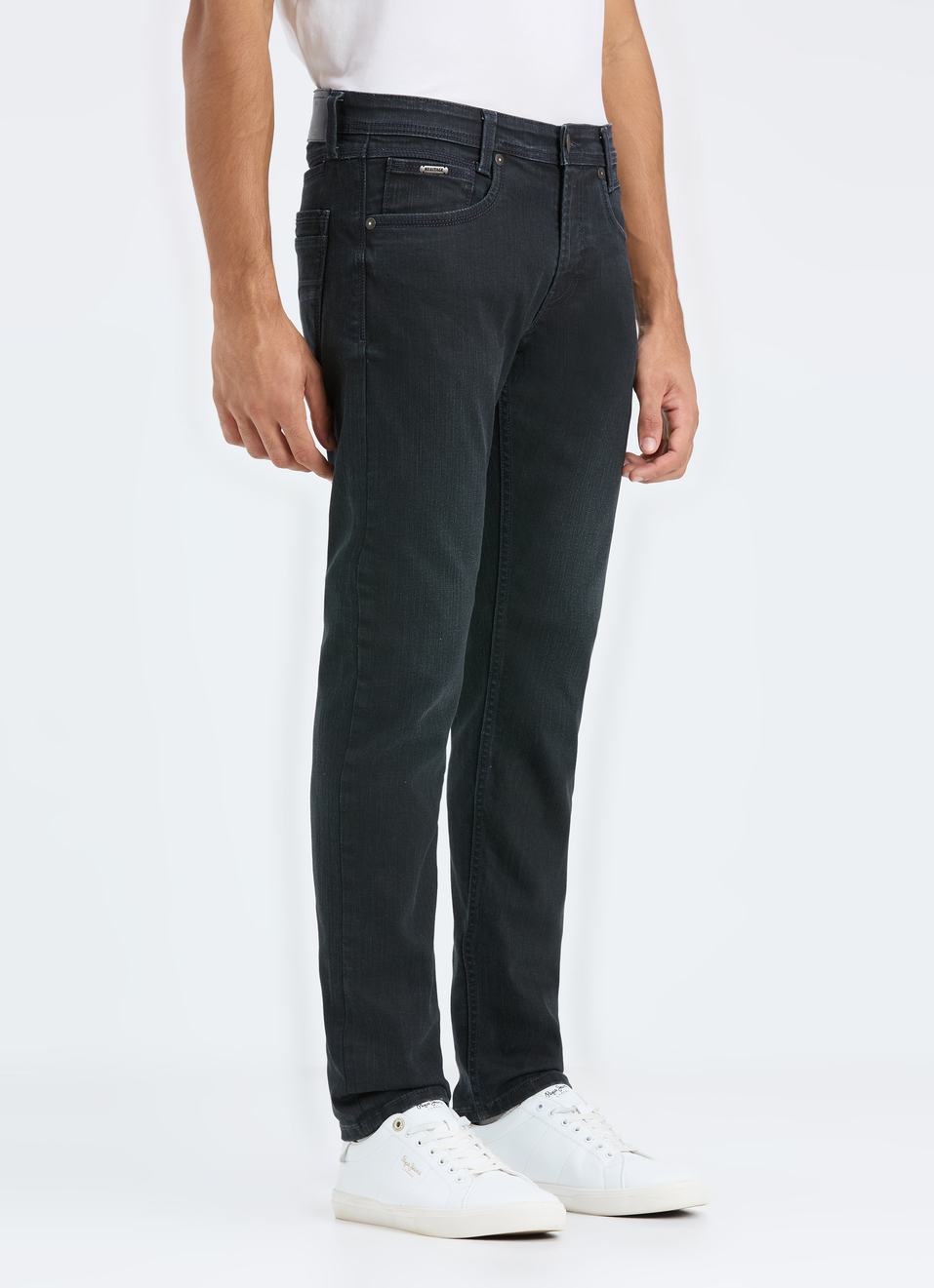 Men Blue Low Rise Slim Fit Tapered Stretchbale Jeans, , large image number 3