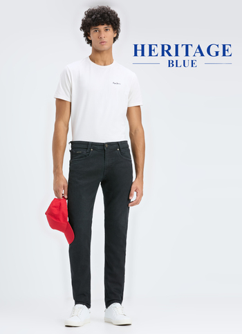 Men Blue Low Rise Slim Fit Tapered Stretchbale Jeans