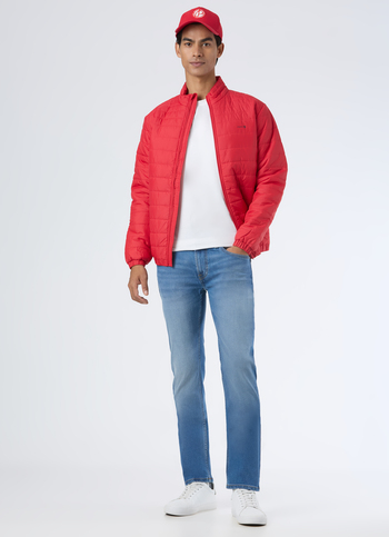 Men Blue Mid Rise Slim Fit Stretchable Jeans