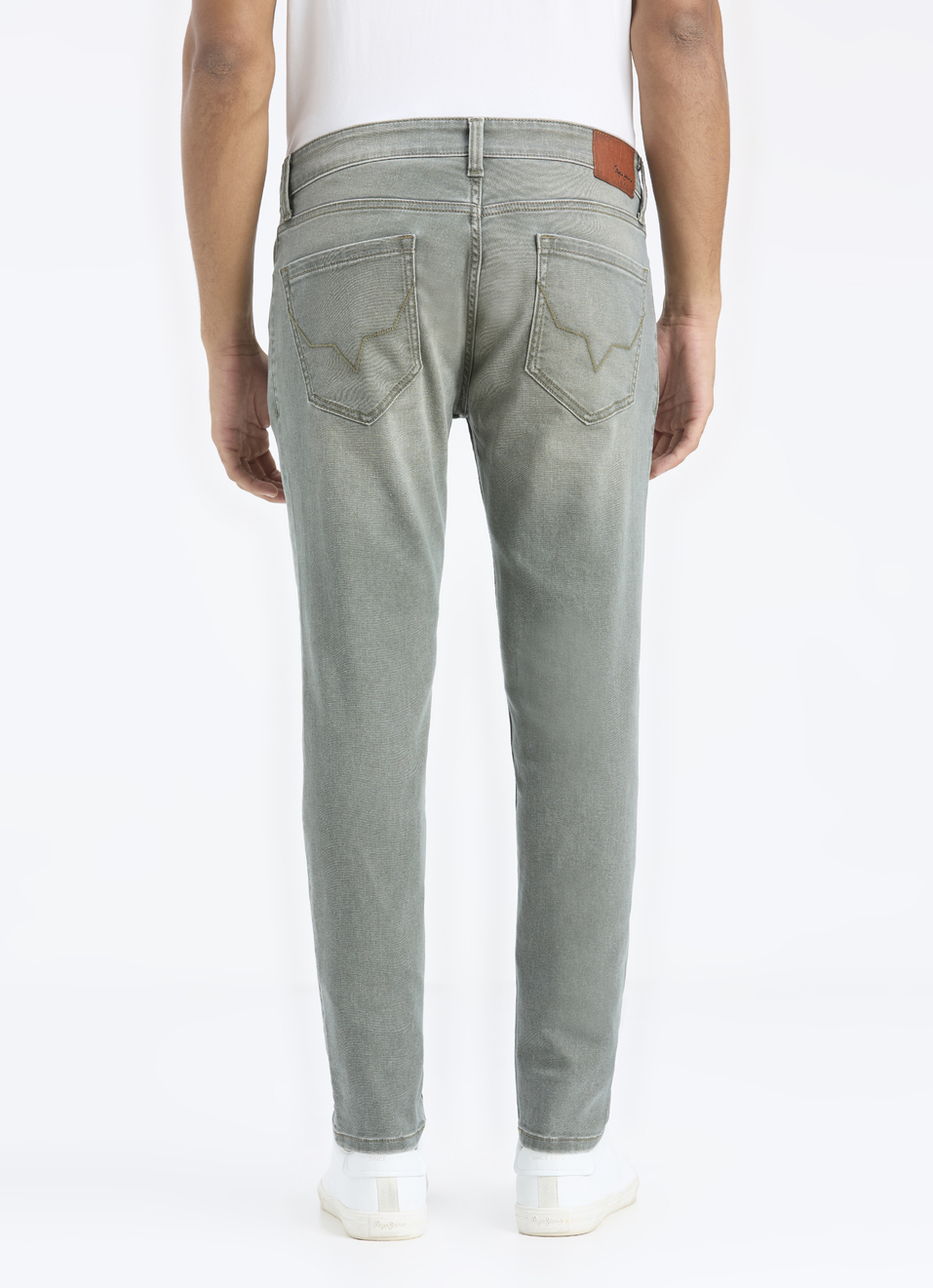 Men Blue Skinny Fit Ankle-length Jeans, , large image number 2