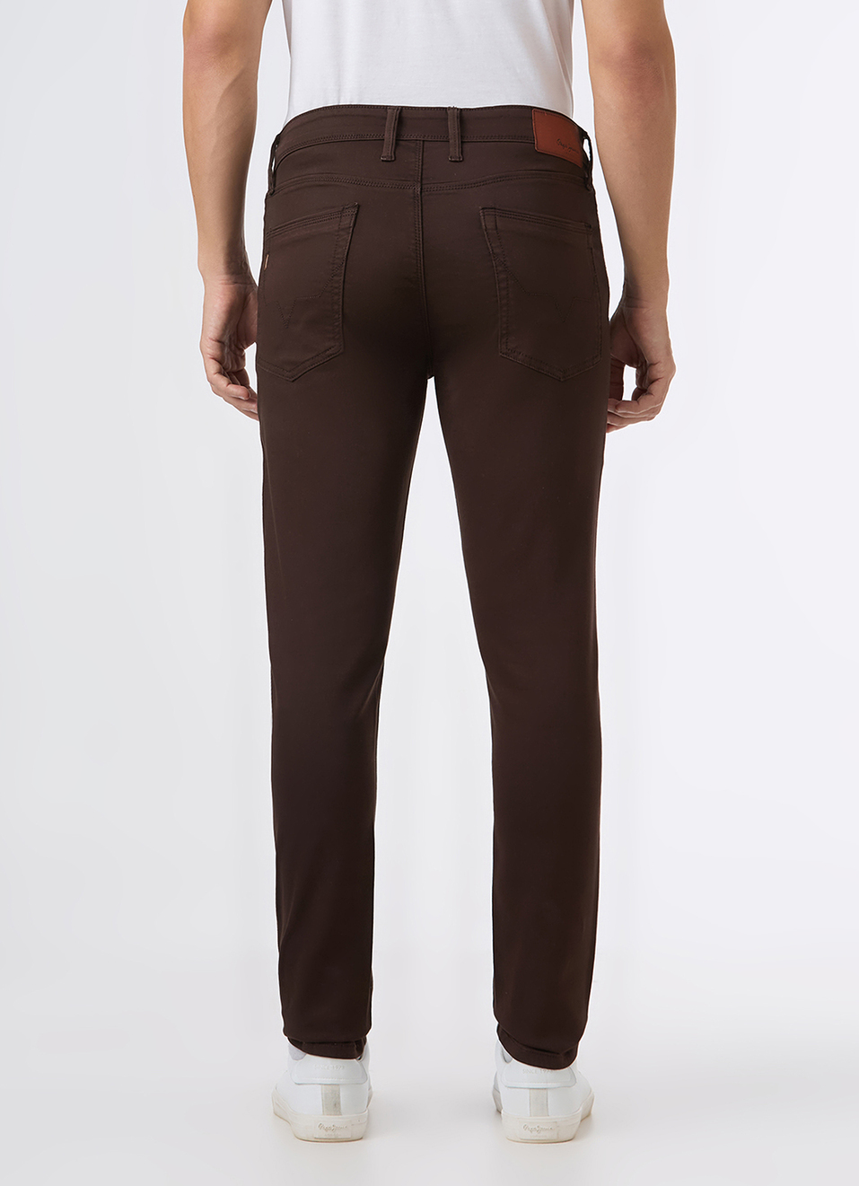 Men Brown Mid Rise Slim Fit Gymindigo Jeans, , large image number 2