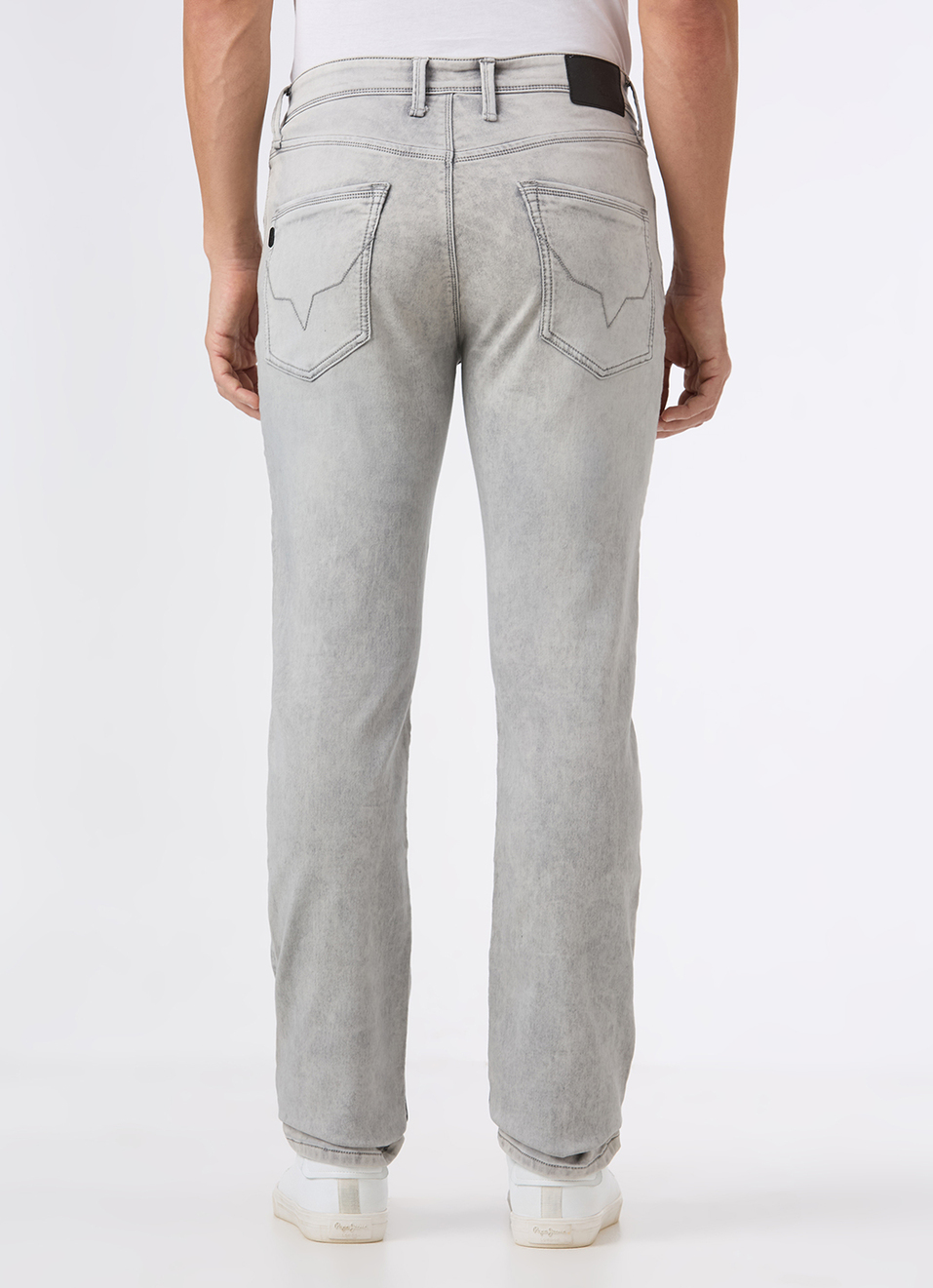 Men Grey Mid Rise Straight Fit Gymindigo Jeans, , large image number 3