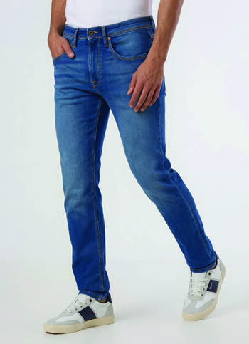 Men Blue Mid Rise Slim Fit Gymindigo Jeans