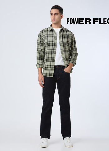 Men Dark Indigo Straight Fit Stretchable Jeans