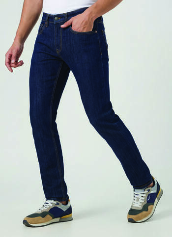 Men Black Slim Fit Mid Rise Jeans