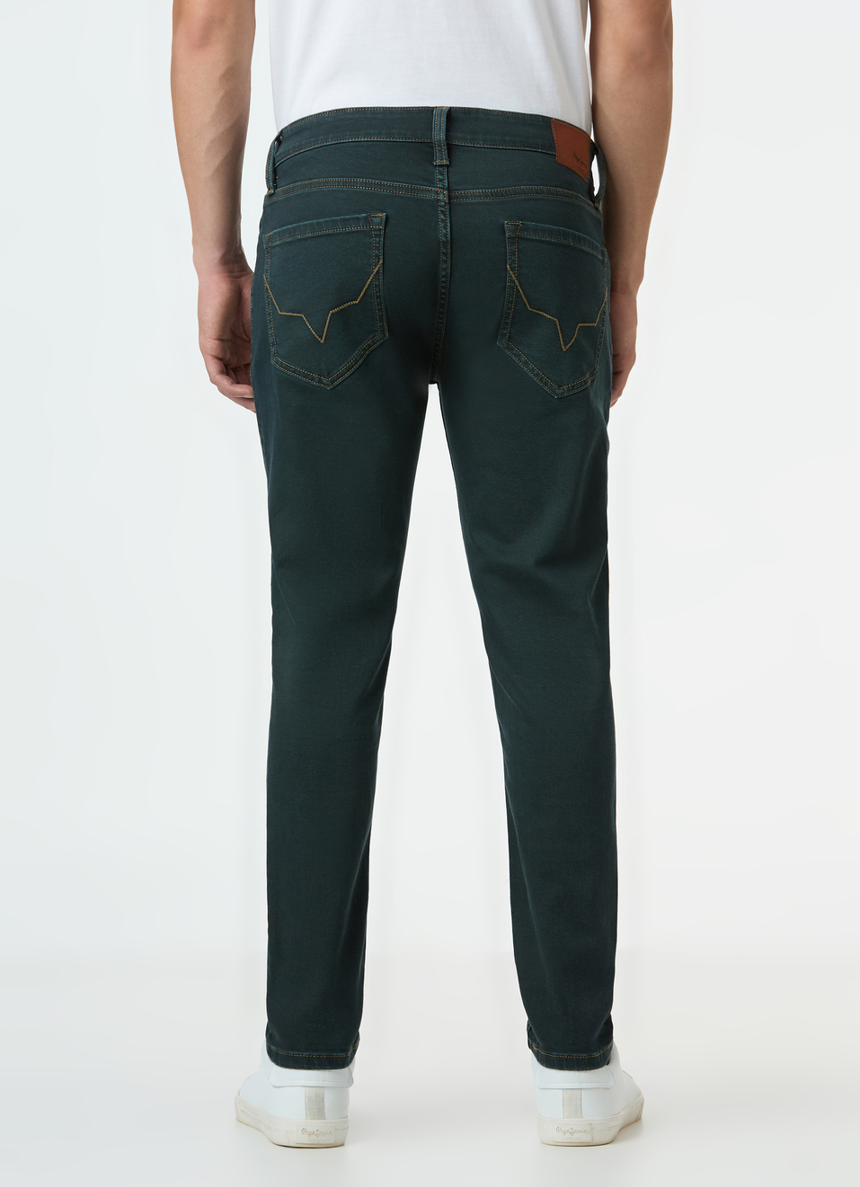 Men Blue Skinny Fit Ankle-length Jeans, , large image number 2