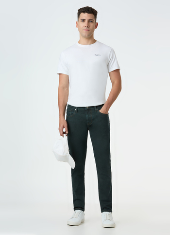 Men Blue Skinny Fit Ankle-length Jeans