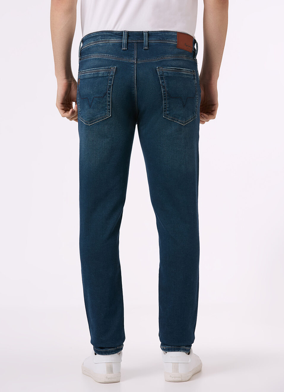 Men Green Mid Rise Slim Fit Gymindigo Jeans, , large image number 2