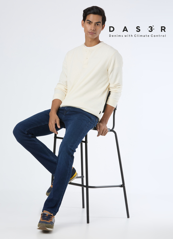 Men Blue Mid Rise Slim Fit Stretchable Jeans