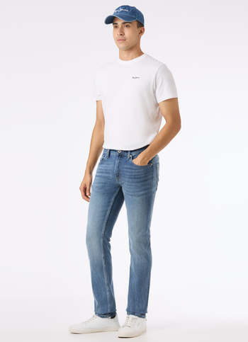 Men Blue Mid Rise Slim Fit Stretchable Jeans